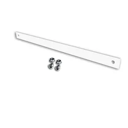 Begrenzung für Schraubregale Biedrax 45 cm weiss