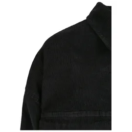 URBAN CLASSICS Corduroy Hemd Black S