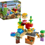 LEGO Minecraft 21164 The Koralle Reef 96 Teile Bau Satz