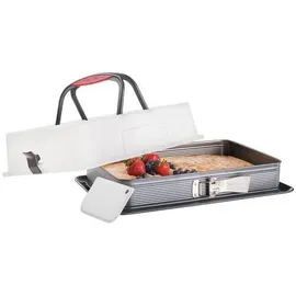 Zenker Springform "Deluxe" in Schwarz - (L)43 x (B)29,5 cm antihaftbeschichtet, Backen, Backformen, Springformen