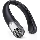 Tragbarer Nackenventilator, 3600 mAh Akkubetrieben, mit LED-Anzeige, 3 Windgeschwindigkeiten, schnelle Kühlung, ultraleise, per usb wiederaufladbar,