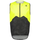 AGU Unisex-Adult Giallo Gilet Body Compact Commuter HI-VIS Nero, M