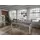 vente-unique Multifunktionstisch Billard & Tischtennis - 213 x 112 x 81,5 cm - Grau - BALTHAZAR