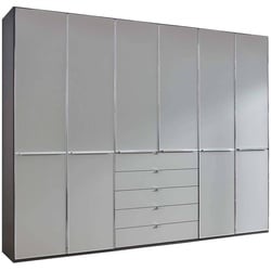 Wiemann Kleiderschrank Shanghai 3 300 x 236 cm Dekor Kieselgrau