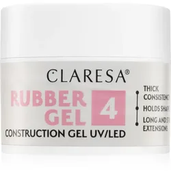 Claresa Rubber Gel Construction Gel UV/LED Gel-Lack für verlängerte Fingernägel Farbton 04 12 g
