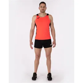 Joma Record II Tanktop Fluorid coral Schwarz, 102222.041.Xs