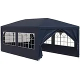 vidaXL Partyzelt 3 x 6 m Blau