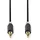 Nedis CABW22000AT20 Audio-Kabel 2 m 3.5mm Anthrazit | Verpackung mit Sichtfenster