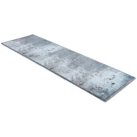 Astra Sauberlaufmatte Pure und Soft 50 cm x 150 cm Beton Hellblau