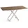 WFL GROUP Axen Braun Eiche 120-160 x 80 x 38-75 cm