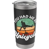 You Had Me At Unicycle Retro Einrad Radfahrer Einrad Doppelwandiger Edelstahl-Thermobecher