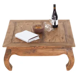 DESIGN DELIGHTS Opiumtisch Braun Holz 80 x 80 x 35 cm