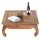 DESIGN DELIGHTS Opiumtisch Braun Holz 80 x 80 x 35 cm