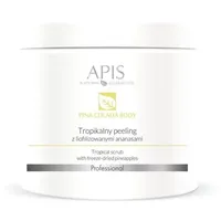 Apis Natural Cosmetics Apis Pina Colada Body, tropisches Peeling mit gefriergetrockneten Ananas, Anti-Cellulite