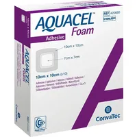 Convatec (Germany) GmbH Aquacel Foam adhäsiv 10x10 cm Verband