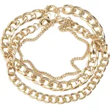 URBAN CLASSICS Layering Anklet - Goldfarben