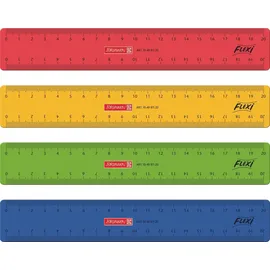 Brunnen Lineal 20cm Flexi farbig