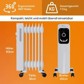 Tronitechnik Ölradiator TT-OR 207 1500 W Weiß