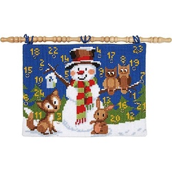 Adventskalender "Schneemann mit Waldtieren"
