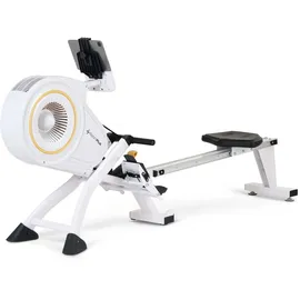 Sportplus Rudergerät für zuhause mit Luftwiderstand (8 Stufen), rower machine, Rudergerät Luft, leise & flüssig trainieren,