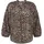 Zero Schlupfbluse mit Leoprint Beige 44