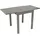 FRG Ausziehtisch 65 bis 130 x 65 x 74 cm Grau