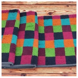 CAWÖ Life Style Karo 7047 Saunatuch 70 x 180 cm multicolor