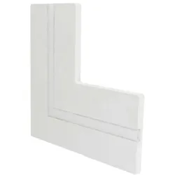 Integriertes Aluminium-L-Profil für LED-Streifen in verdeckter Gipskartonplatte