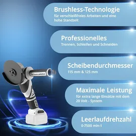 STAHLWERK Akku-Schlagschrauber inkl. 2 x 2,0 Ah + Winkelschleifer