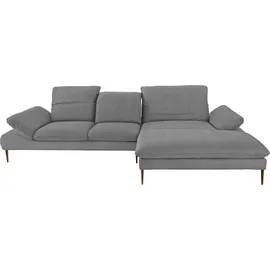 W.Schillig Eckcouch Chenille 3-Sitzer Grau