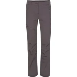 POLARINO Funktionshose POLARINO, Damen, Gr. 36, N-Gr, grau (dunkelgrau), Obermaterial: 92% Polyamid, 8% Elasthan, schmal lang, Hosen Funktionshose, mit Reißverschlusstaschen