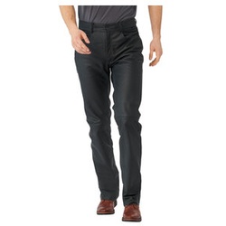 FASTWAY Fashion Men 201 Lederjeans schwarz, 52