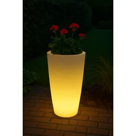 smartwares LED Blumentopf IDE-60071 weiß 75 x 40 cm RGBW