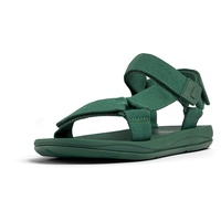 Camper Herren Match K100539 T-Strap Sandal, Grün 022, 41 EU