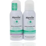 Allpresan Derma med Repair Schaum-Creme HAND INTENSIVPFLEGE SET aus 1x 100 ml ohne Duft und 1x 100 ml mit beruhigendem Duft - Zur Pflege sehr trockener und strapazierter Hände
