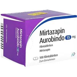 MIRTAZAPIN Aurobindo 15 mg Filmtabletten 100 St