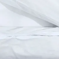 VidaXL Bettwäsche-Set Weiß 200x200 cm Leichte Mikrofaser