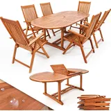 CASARIA Vanamo Set 7-tlg. braun klappbar