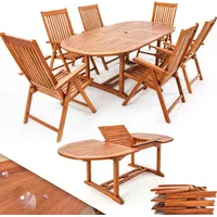 CASARIA Vanamo Set 7-tlg. braun klappbar