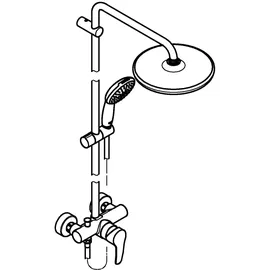 Grohe Tempesta Duschsystem Chrom 26673001