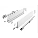 MS Beschläge Schubladensystem Weiß 500 mm x 120 mm