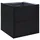 vidaXL Pflanzkübel 80 x 80 x 80 cm Schwarz