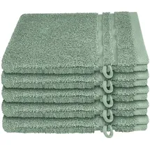 SCHIESSER Waschhandschuh Milano, 5x Stück«, grün