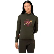 super.natural Rocket260 Sweatshirt - Black Ink / Sangria / Gold - XL