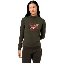 super.natural Rocket260 Sweatshirt - Black Ink / Sangria / Gold - XL