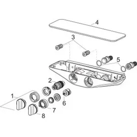 Hansa HansaEmotion Duschsystem weiß/chrom 5865017182