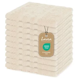LAVEA Elena Handtuchset 10-tlg. weiß