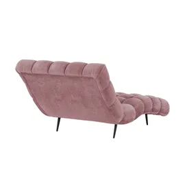 Switch Relaxliege Delphi Velours 120 x 84 x 168 cm Rosa/Pink