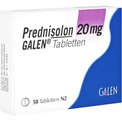 Prednisolon 20 mg GALEN Tabletten 50 St