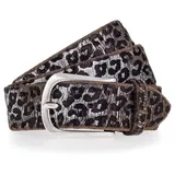 B.belt Gürtel Leder 95 cm grau